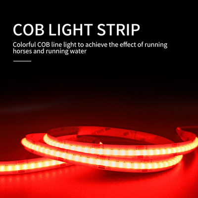نور نوار LED فانتوم COB ولتاژ پایین بسیار باریک خط انعطاف پذیر رنگ قرمز