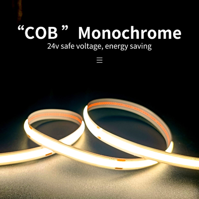 لامپ خط انعطاف پذیر فوق باریک ولتاژ پایین 12V24V نوار نور تک رنگ Cob