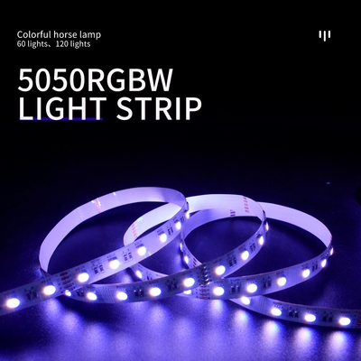 رنگ اتمسفر SMD RGB LED نوار نور نوار DC12V چهار در یک