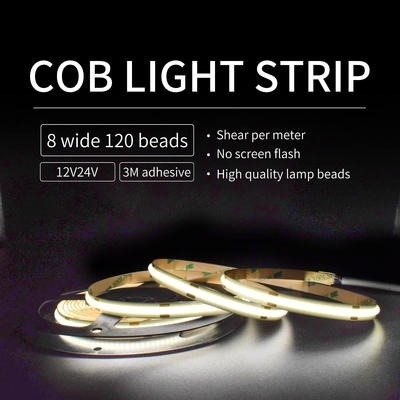 کمد مهندسی 4000k Cob LED نوار نور ضد آب