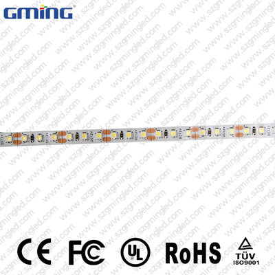 FlexibleSMD 2835 نوار چراغ گرم سفید / سرد سفید 9.6W / M قدرت 8 مگابایت پهنای PCB