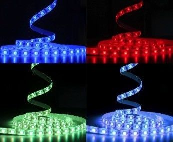 قابل تغییر رنگ SMD 5050 LED Strip Light 100000 ساعت کار با طول عمر