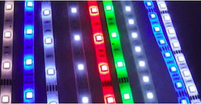 لامپ های 12V 24V 3528 Smd Dimmable LED Strip Light Landscape 120 LED / M 8mm PCB عرض