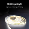 چراغ های خطی انعطاف پذیر فوق العاده باریک COB چراغ های نواری LED ضد آب Rgb