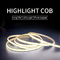نوار LED COB ضد آب در فضای باز نوار تک رنگ تک رنگ COB LED نوار انعطاف پذیر 5 متر / رول